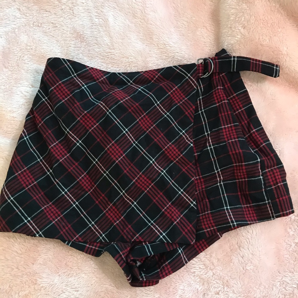 Forever 21 Plaid Mini Skort